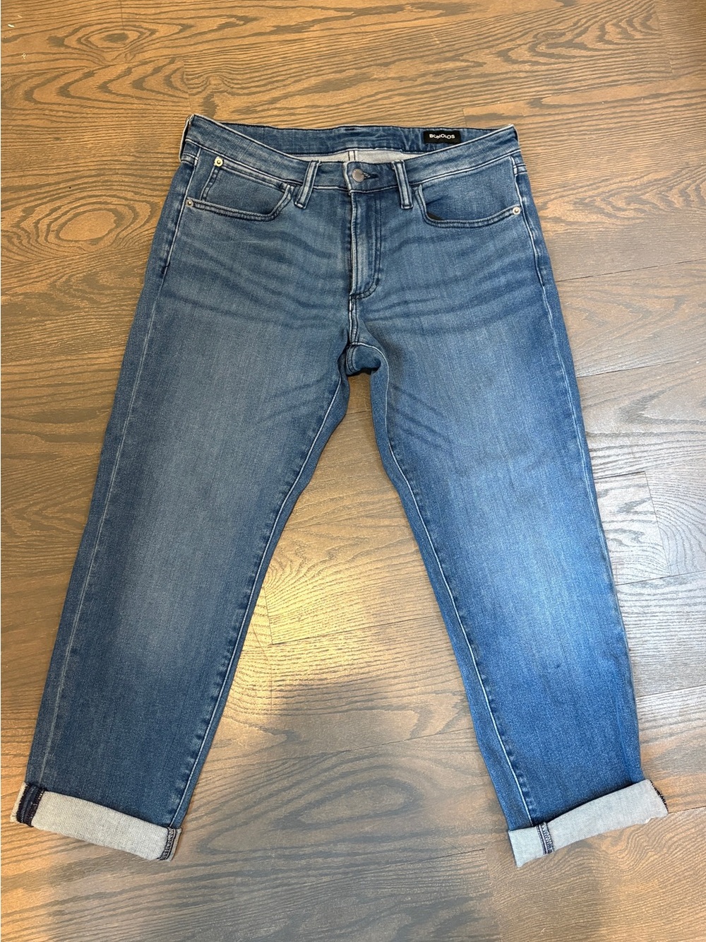 Bonobos 32/28 Slim Fit Men's Jeans in Medium Blue Denim
